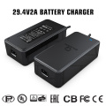 Free Sample FCC CE approved 48W 29.4V 2A Li-ion battery charger with custom service in stock